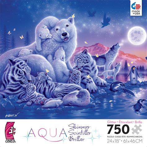 Song Of The Moon Aqua Shimmer 750 Pieces Ceaco Puzzle Warehouse