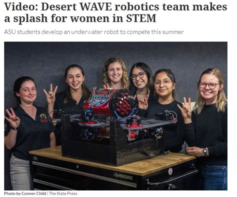 All Girls Robotics Team From Asu Readies For Competition