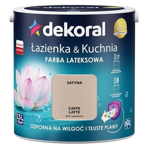 Farba Lateksowa Azienka Kuchnia Caffe Latte L Dekoral Dekoral