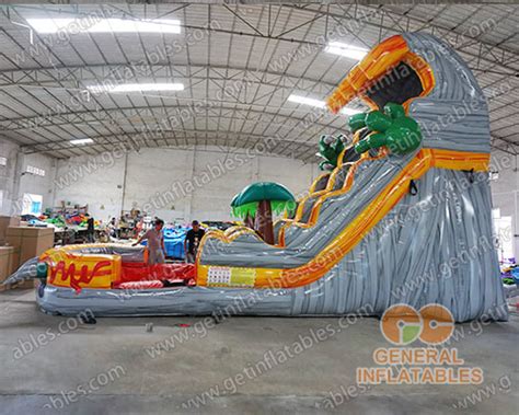 T Rex Water Slide Inflatable Water Slides Products Getinflatables