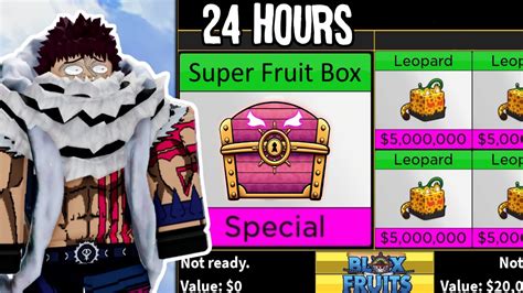 Trading Super Fruit Boxes For Hours In Blox Fruits Youtube