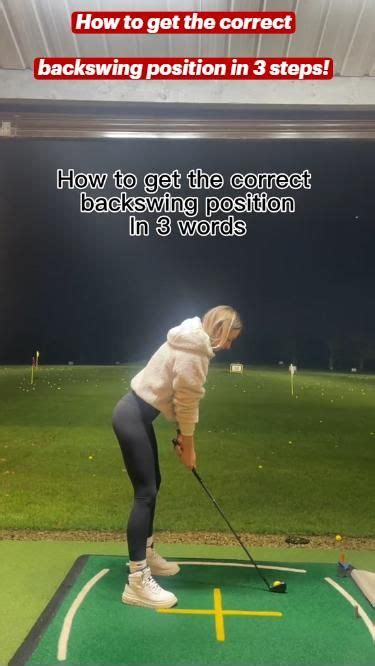 How To Get The Correct Backswing Position In 3 Steps Golf Drills