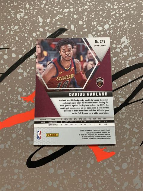 2019 20 Panini Mosaic Darius Garland Green Prizm RC Rookie Cleveland