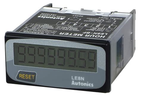 Le N Bf Hour Meter Digits Built In Battery Power Amazon Ca