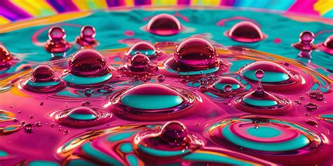 Colorful And Abstract Raindrop Background Colorful And Abstract