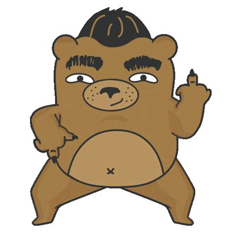 Finger Maludbear Sticker By Dinest For Ios Android Giphy