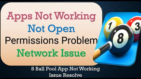 How To Fix 8 Ball Pool App Not Working Not Open Youtube