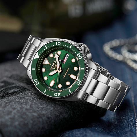 Seiko 5 Sports Green Gold Srpd63 Corvus