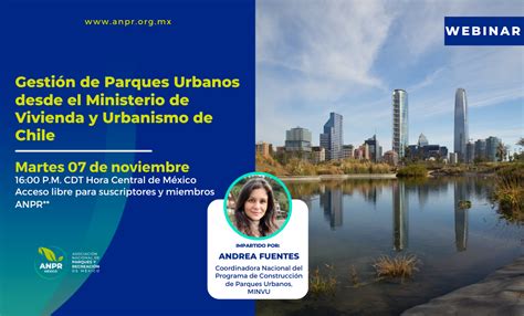 Webinar Asociación Nacional De Parques Y Recreación De México