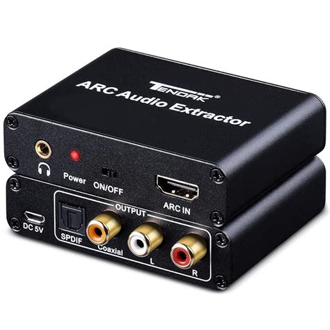 Hdmi Arc Adapter Tendak Arc Audio Extractor With Digital Optical