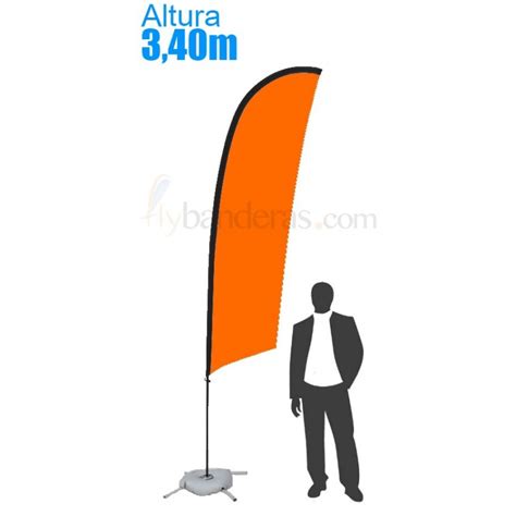 Comprar Bandera Publicitaria Tipo Vela O Surf Grande FlyBanderas