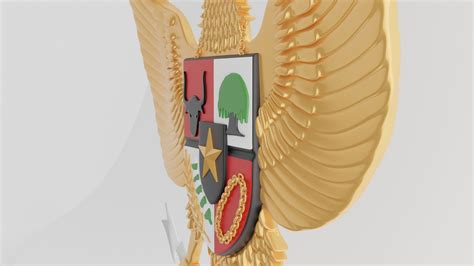 Garuda Pancasila 3D model | CGTrader