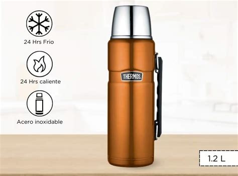 Ripley Termo Thermos King Acero Inoxidable L Bebida Dorado