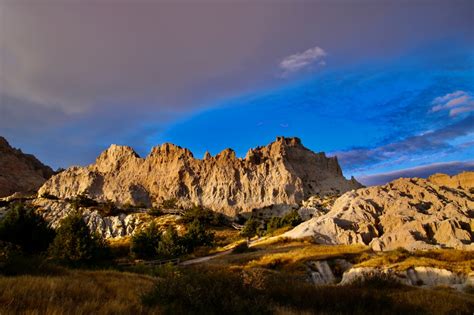 Badlands National Park Sunset Wandering Through Time And Place