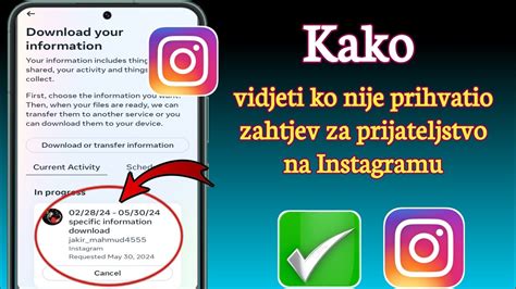 Kako Vidjeti Ko Nije Prihvatio Zahtjev Za Prijateljstvo Na Instagramu