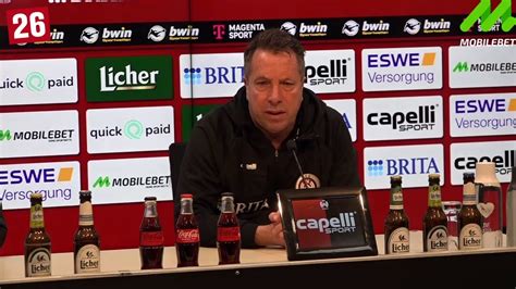 Pressekonferenz I Spieltag I Sv Wehen Wiesbaden Vs Fc Ingolstadt