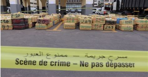 Casablanca saisie de plus de 18 tonnes de résine de cannabis cinq