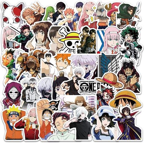 Amazon Pcs Japanese Anime Mixed Stickers Popular Classic Anime