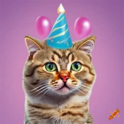 Happy Birthday Cat On Craiyon