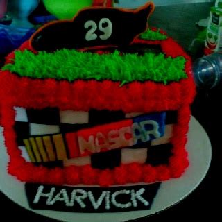 Kevin Harvick NASCAR Birthday Cake A Friend Made For Me Nascar