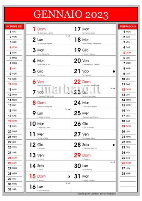 Calendario 2023 Santi E Lune Calendario 2023 Con Santi E Fasi Lunari