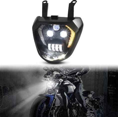 Amazon Veisutor Led Headlight Assembly For Yamaha Mt Fz