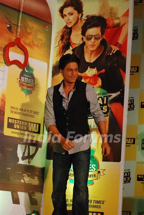 Shahrukh Khan During The Promotion Of Film Chennai Express Photo