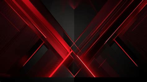 Premium Photo | Abstract futuristic black and red gaming background