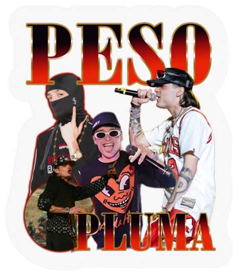 Peso Pluma Stickers Peso Pluma Peso Pluma Stickers Sold By Quarsh