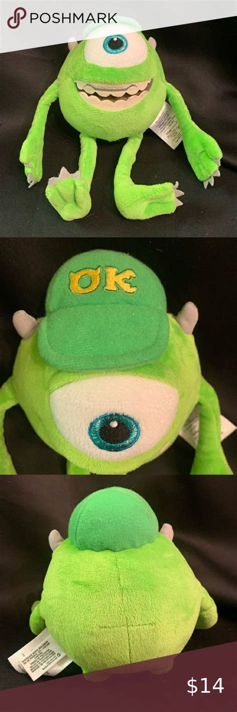 Disney Store Mike Wazowski Monster University Plush 9 Mike Wazowski Monster University Disney