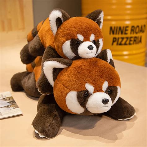 Shop Lifelike Red Panda Stuffed Animal Pillownap™