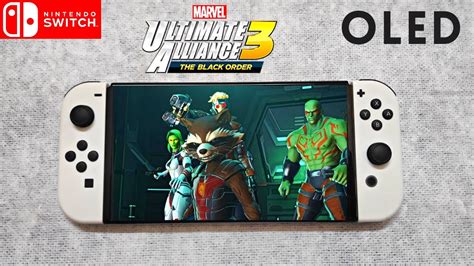 Marvel Ultimate Alliance The Black Order Nintendo Switch OLED No