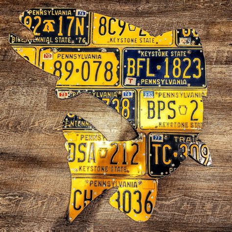 License Plate Art - Etsy