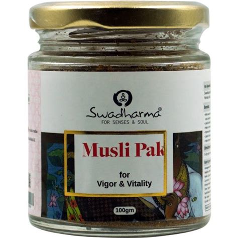 Swadharma Musli Pak For Vigor Vitality Uses Price Dosage Side