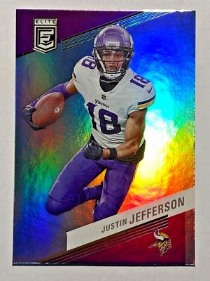 Donruss Elite Football Justin Jefferson Ebay