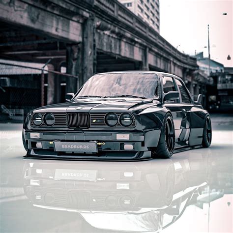 E30 BMW M3 "Black Bruiser" Rendering Has the Necessary Widebody Muscle ...