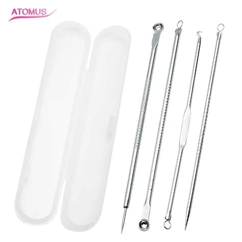 Atomus Kit De Agujas De Eliminaci N De Acn Herramienta De Acero