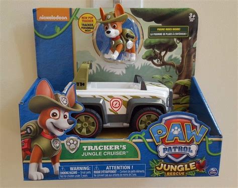 Nib Paw Patrol Jungle Rescue Tracker Figure And Jungle Cruiser In Hand To Ship 1845044230