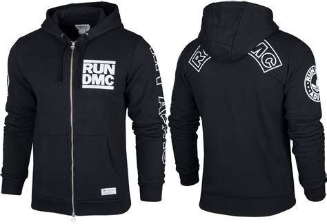 627gbpadidas Run Dmc Originals Mens Full Zip Hooded Sweat Jacket