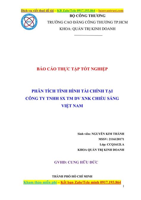 B O C O Th C T P Khoa Qu N Tr Kinh Doanh Tr Ng Cao Ng C Ng Th Ng