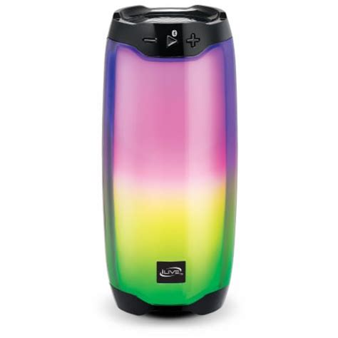 Ilive Brightside Portable Bluetooth Speaker With Led Light Effects