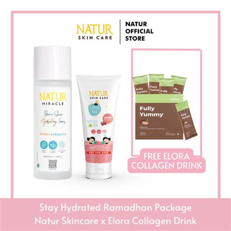 Natur Skincare Stay Hydrated Ramadhan Package X Elora Collagen Drink