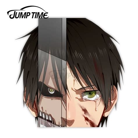 Attack On Titan Store — Attack On Titan Sticker Eren Yeager Vinyl Decal