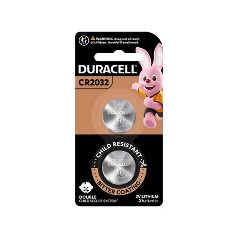 Duracell Specialty 2032 Lithium Coin Battery 3v Pack Of 2 Dl2032