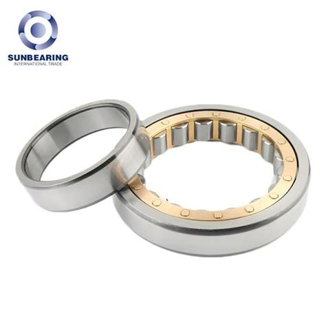 Nu Em Single Row Cylindrical Roller Bearing Mm Brass Cage Id