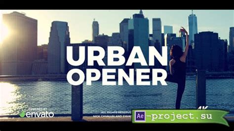 Videohive Urban Opener 20949693 Project For After Effects