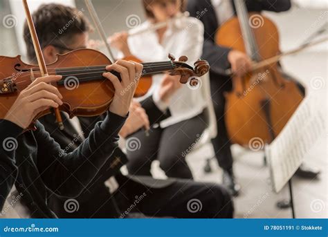 Classical Music Symphony Orchestra Performance Stock Image - Image of hands, expertise: 78051191