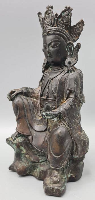 Guan Yin Bodhisattva Brons China Eind E Eeuw Catawiki