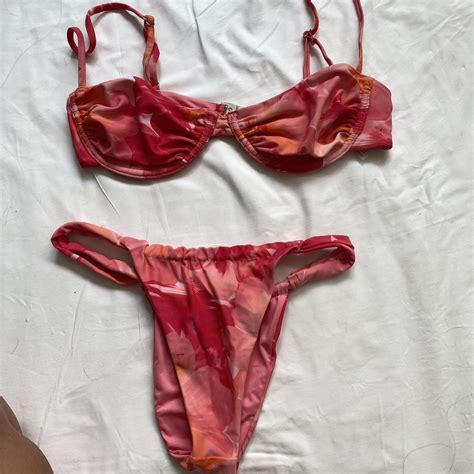 Glassons Bikini Set Too Size 10 Bottoms Depop