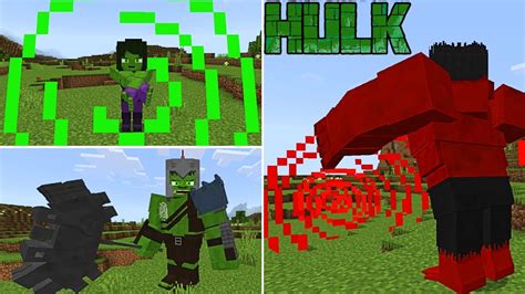 Addon De HULK Para Minecraft PE Hulk Mod MCPE YouTube